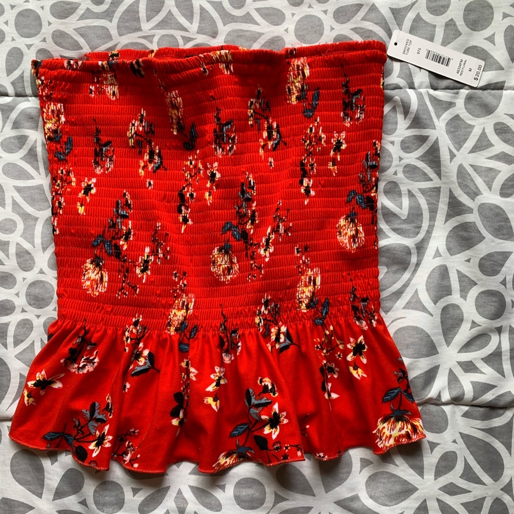 NWT Floral Tube Top